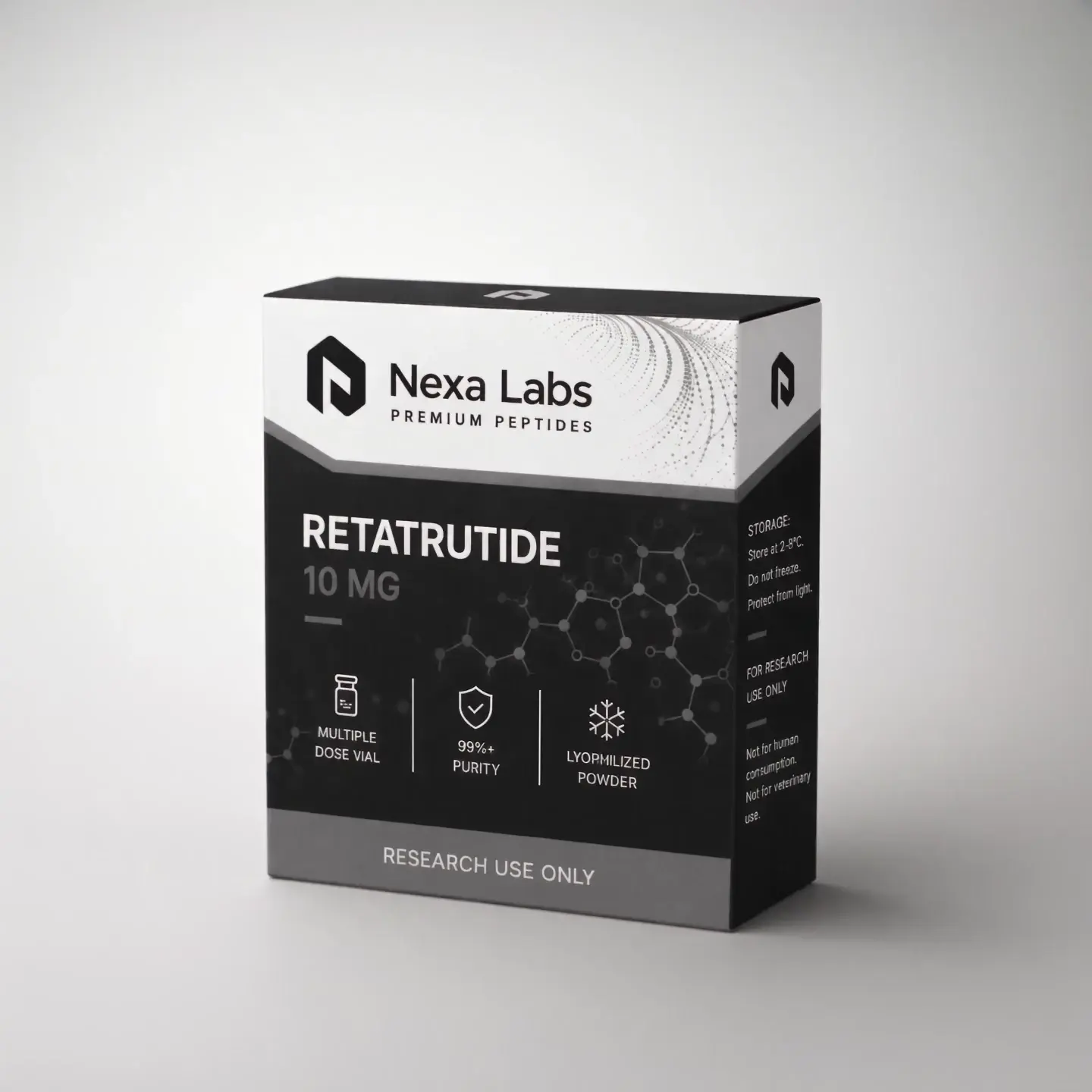 Caja cerrada de Nexa Labs, uso exclusivo en investigación
