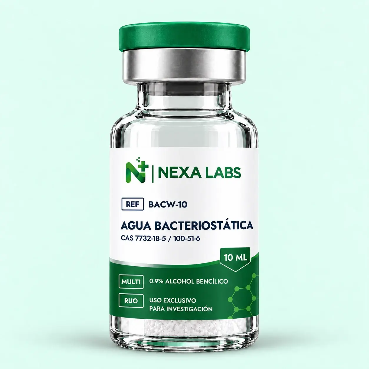 Agua bacteriostática 10 mL Nexa Labs