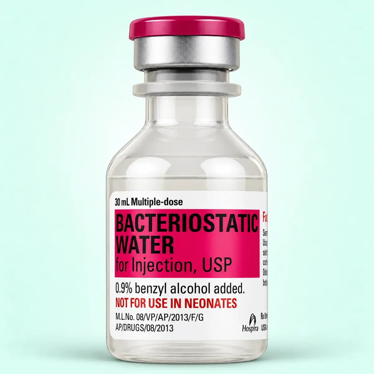Hospira Agua Bacteriostática